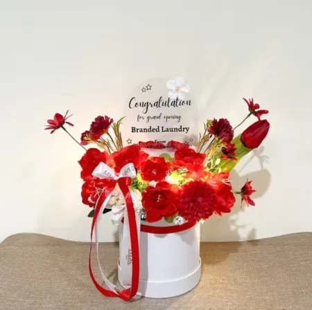 Bloom Box Akrilik Ucapan Grand Opening Biak Numfor